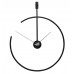 Half Ring Metal Wall Clock